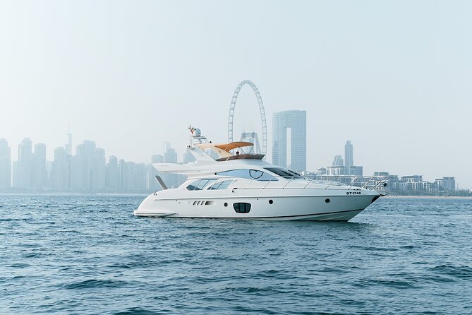 2 hours Dubai private luxury yacht 55ft tour - Dubai Marina boarding: getting to Aqua plus yacht rentals without stress
