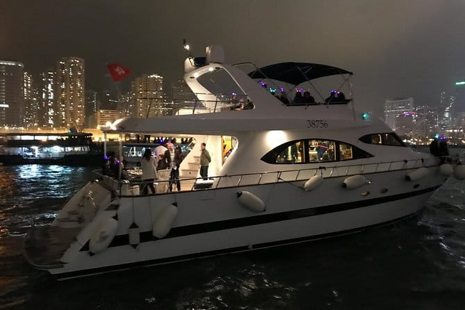 2025 Chinese New Year Fireworks Open Bar Yacht Dinner Cruise HK - The 3-hour Victoria Harbour cruise: open bar, snacks, and party energy