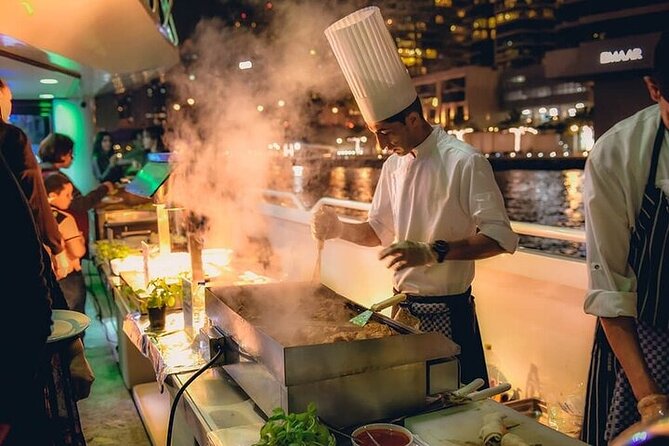 3-Hour Lotus Mega Yacht Dinner Experience in Dubai Marina - Stepping Onto the Lotus Mega Yacht at Dubai Marina