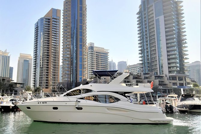 3-Hour Luxury Yacht Cruise from Dubai Marina - Sailing the Big Icons: Palm Jumeirah, Atlantis, Burj Al Arab, and More