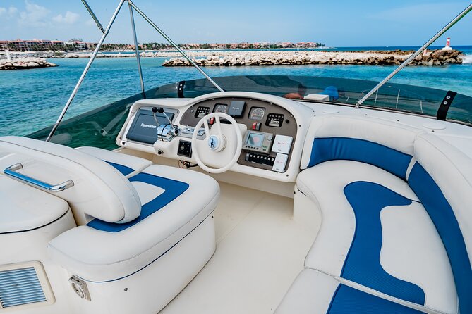 4 Hour 50' Azimut Yacht All-Inclusive in Tulum & Playa del Carmen - From Puerto Aventuras to In-Ha: How the 4-Hour Plan Works