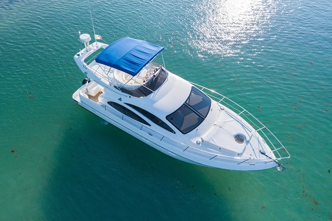4H 42' Azimut Yacht All-Inclusive from Tulum & Playa del Carmen. - The cruise and the In-Ha reef: calm snorkeling with sea turtles in mind