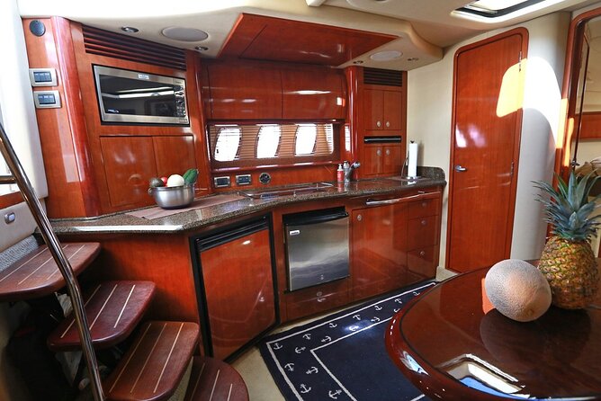 5-Hour Private 40' Yacht 2-Stop Tour to In-Ha reef with Food, Drinks & Snorkel - A Private 40’ Yacht Day From Puerto Aventuras: What 5 Hours Buys You