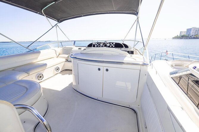50ft Miller Blue | Miami Yacht Rental | 3 to 6 Hours | 13 Ppl - Stop 4: Miami Beach Marina Views and Yacht Spotting