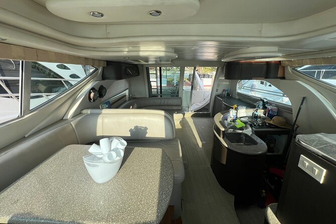 50ft Miller Blue | Miami Yacht Rental | 3 to 6 Hours | 13 Ppl - What’s Included Onboard (and What You Must Bring)