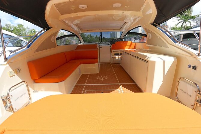 52' Azimut Yacht Charter - Downtown Miami and the Skyline Cruise Between High-Rises