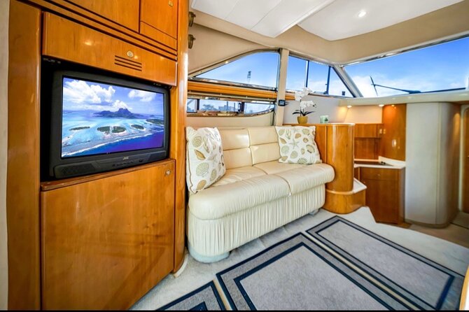 55ft + FREE HOUR Miami Yacht Rental 3 to 6 Hours 13 People - Stop 1: Miami River cruise (about 40 minutes) and city-on-water views