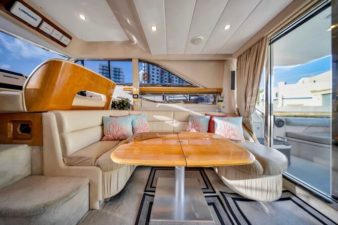 55ft + FREE HOUR Miami Yacht Rental 3 to 6 Hours 13 People - Stop 2: Biscayne Bay cruise and wider-open water time