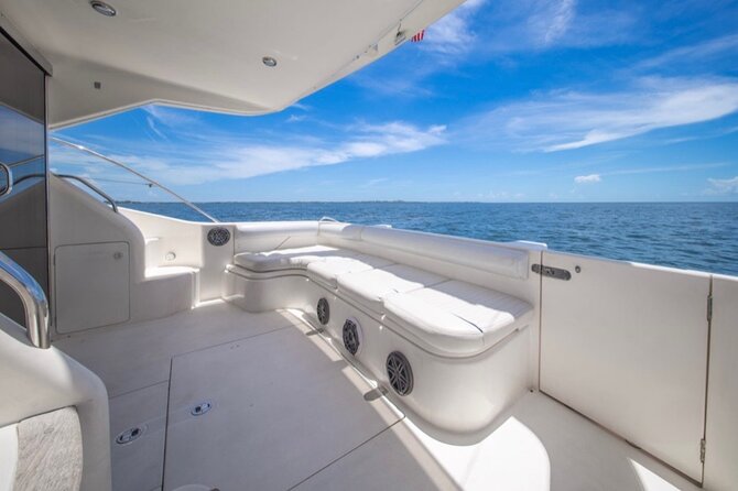 55ft + FREE HOUR Miami Yacht Rental 3 to 6 Hours 13 People - Stop 3: Miami Marine Stadium visit (a waterfront spot for boat lovers)