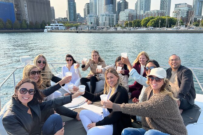 60-Minute Toronto Luxury Yacht Sightseeing Prosecco Cruise! - The Skyline Run: CN Tower, Rogers Centre, and the City Moving Past You
