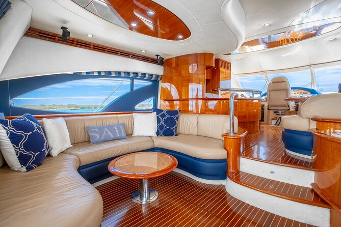 62' Azimut Yacht Charter - Key Biscayne (2 Hours): Yacht Atmosphere and Prime Waterfront Scenery