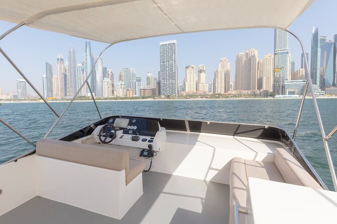 Affordable Yacht Rental Viktoriia from Dubai Marina - Onboard inclusions: what you get, and what you’ll need to plan