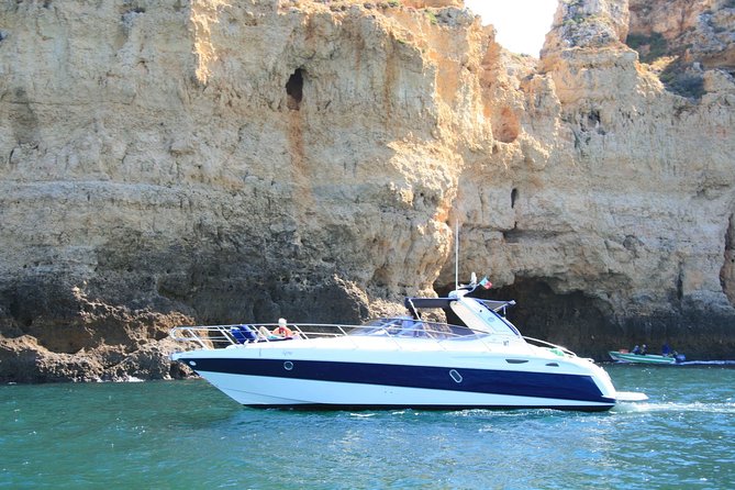 Afternoon yacht charter in lagos with drinks, tapas, paddle boards and kayak - Ponta da Piedade stop: rock formations, then water time