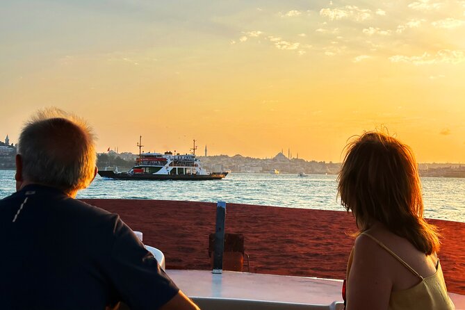 Bosphorus & Golden Horn: Sunset Yacht Cruise with Expert Guide - What you get onboard: snacks, coffee/tea, juices, and breathing room