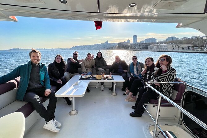 Bosphorus Yacht Cruise with Stopover on the Asian Side - (Morning or Afternoon) - Board Life: Snacks, Wi‑Fi, Blankets, and Seating for Photos