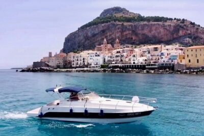 Cefalù : Mini Yacht Tour with Aperitif, Snorkeling and Caves - Spiaggia Caldura: the snorkeling stop with serious clarity