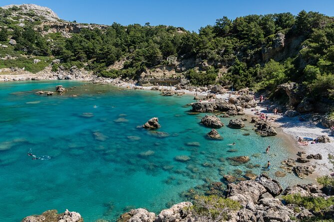 Day Cruise by a Sailing Yacht to the most beautiful bays or Rhodes (Small Group) - Food, drinks, and the onboard rhythm (Greek salad shows up a lot)