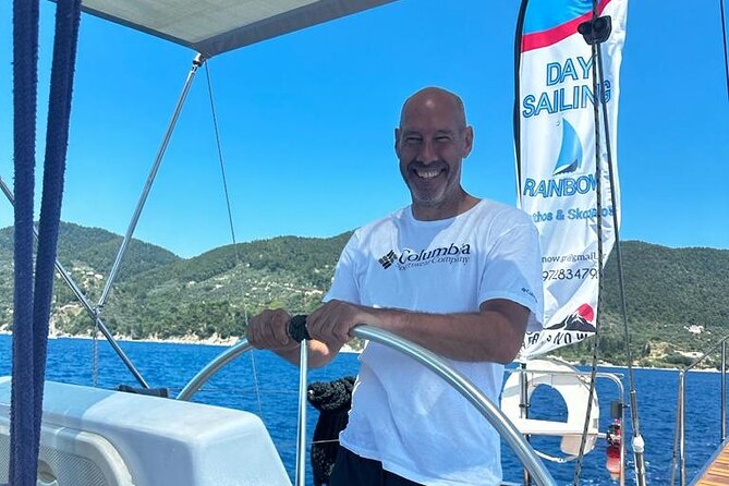 Day sailing Skiathos Skopelos with lunch on Rainbow yacht - Price and value for a private yacht day in Skiathos