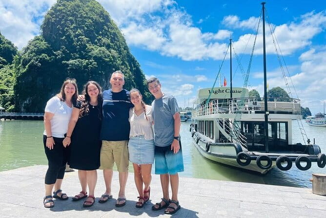 Day Trip - Luxury Experience in Ha Long Bay by Saquila Yacht - The sundeck, infinity pool, and “small comforts” that change the day