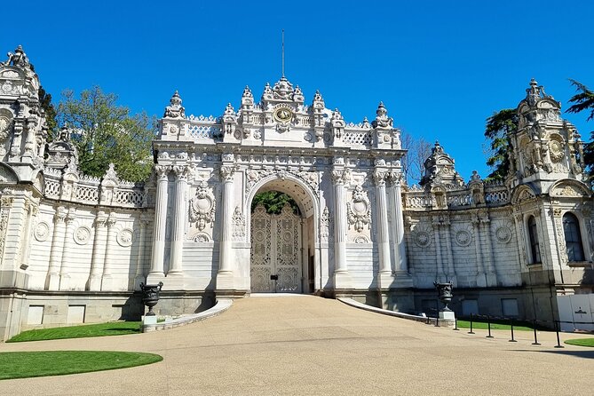 Dolmabahçe Palace Tour with Guide and Luxury Yacht Sunset Cruises - Bosphorus Strait from the water: bridges, shoreline palaces, and skyline moments