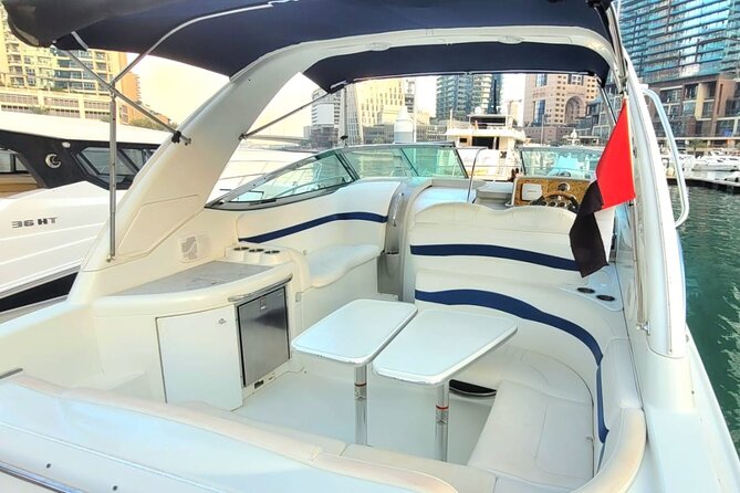 Dubai: Private Yacht Cruise on a 34 Ft Yacht - Price and value: $181.41 per group, up to 8