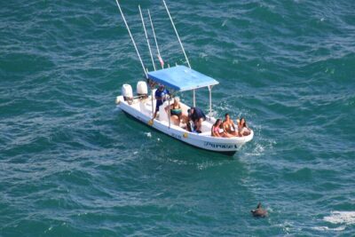 Exclusive 7 bays of Huatulco by Panga Boat or Yacht. - Santa Cruz Bay and Playa La Entrega: Pirate-Era Legends and a Loud Sea