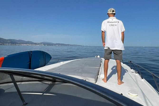 Experience Sunset on Yacht in Marbella - Engine Off, Jump In: Swimming and Subboarding Time
