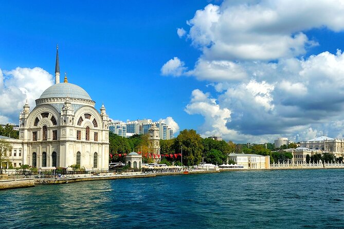 Guided Bosphorus Afternoon Cruise on Yacht - Dolmabahçe Palace from the water: European styles and serious scale