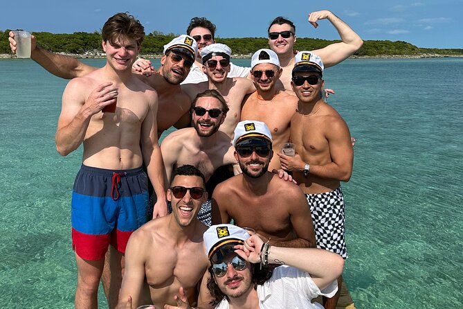 Half-Day Private Rose Island Party Yacht Getaway - The Return Cruise and the Floating Bar Stop (If Open)