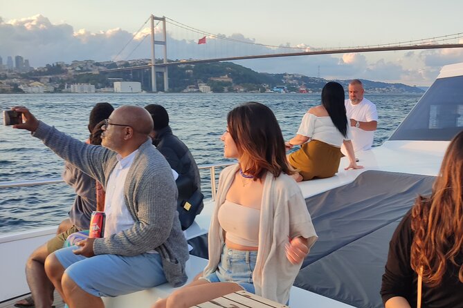 Istanbul Bosphorus Sunset Cruise on Luxury Yacht - Bosphorus Bridge Views: Steel, Scale, and Two Shores at Once