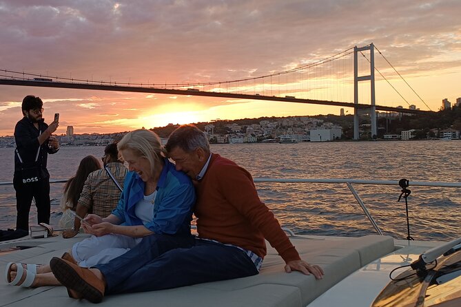 Istanbul Bosphorus Sunset Cruise on Luxury Yacht - Kuruçeşme, Galatasaray Island, and Arnavutköy: Luxury Meets Old Ottoman Streets