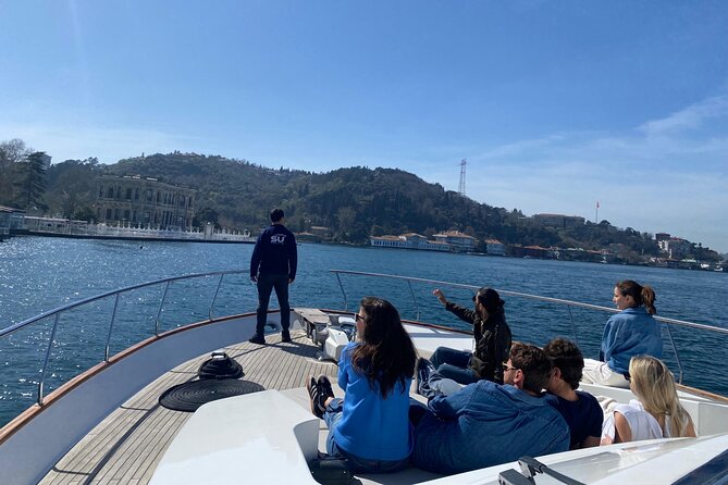 Istanbul Bosphorus Sunset Yacht Cruise - Golden Horn and Old-Peninsula Silhouettes Near Galata