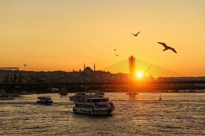 Istanbul Bosphorus Sunset Yacht Cruise with Snack and Refreshment - Entertainment on board: Turkish dance, music, and the small-seat math