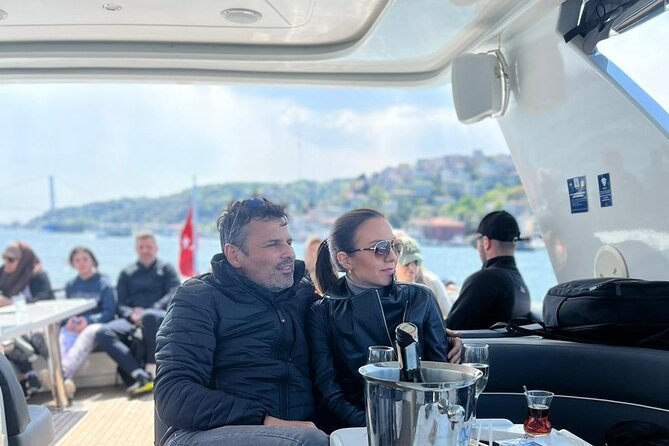 Istanbul Bosphorus Yacht Experience – Asian Side Visit in Kanlica - Deck time and weather: the Bosphorus wind is the main boss