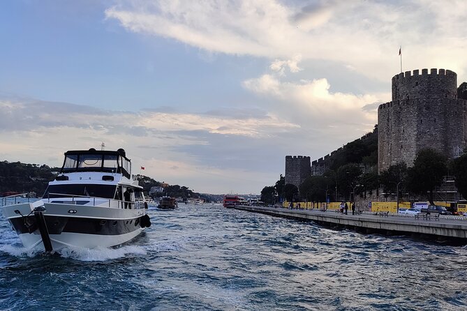 Istanbul Sunset Cruise With Luxury Yacht On Bosphorus - European shore highlights: Dolmabahçe, Ortaköy, and the bridges