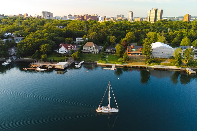 JFarwell Private Yacht Wine & Cheese Sunset Sail - Sailing along the urban coastline and into the Northwest Arm