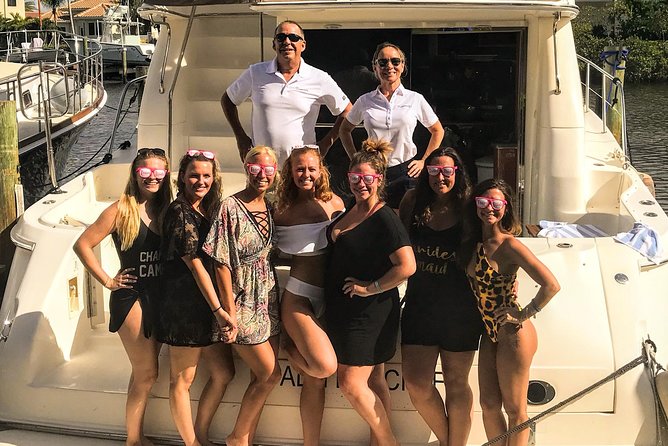 Jupiter Private Yacht Cruise with Captain/Stewardess - Staying dry and comfortable: what the interior salon is for