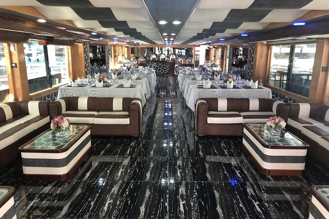 Lotus Mega Yacht Luxury Cruise with Live DJ, Dinner & Transfers - Transfers and meeting point at Dubai Marina: avoid the stress gap