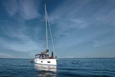 Luxury Sail Yacht Cruise in Algarve - João de Arens Beach stop: the best chunk of water time