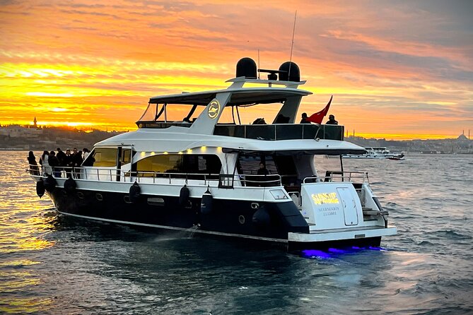 Luxury Sunset Yacht Cruise on the Bosphorus – Refresh & Relax - What you’ll see on the Bosphorus Strait as the sky turns gold
