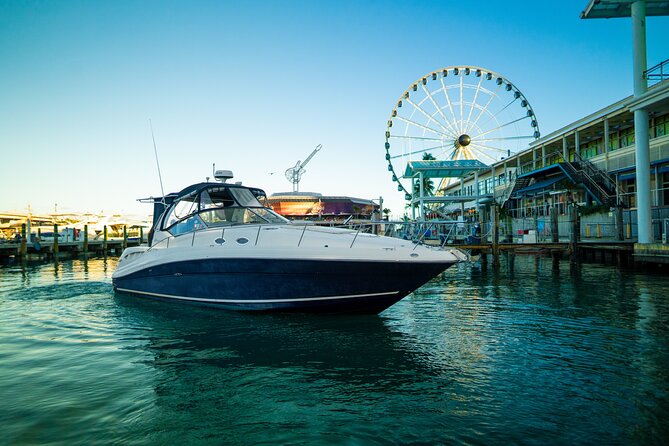 Miami: 2 Hour Private Yacht Cruise - The Boat Setup: Restroom, Bluetooth Sound, and Your Own Cooler
