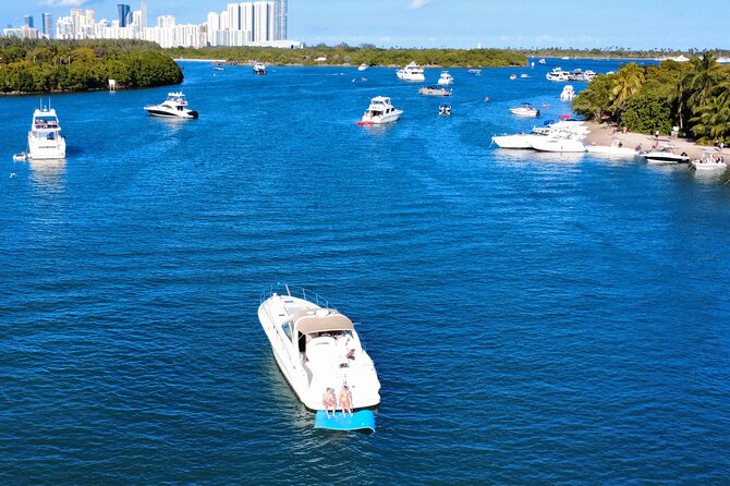 Miami Boat Rental for Day or Sunset Cruise with Captain - A 45’ Sea Ray Cruise That Feels Like Miami, Not a Ride