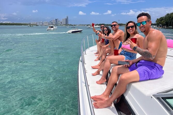 Miami Boat Rental for Day or Sunset Cruise with Captain - Sunset or Night Cruise: Getting the Downtown Miami Lights at the Right Moment