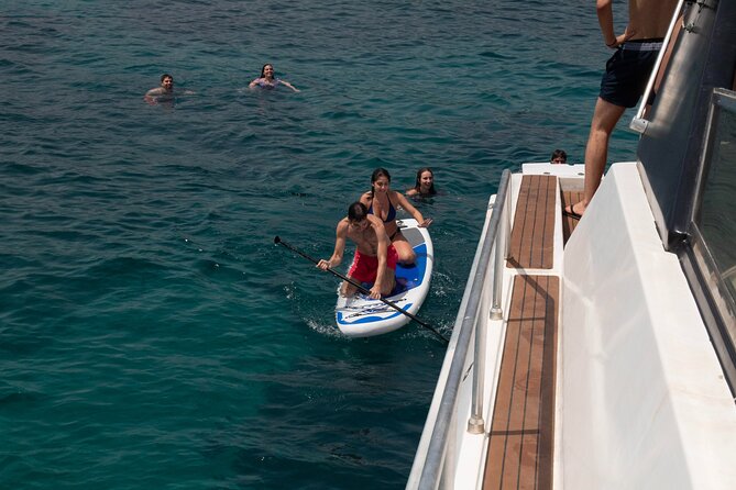 Palermo from the Sea : Luxury Trip between Crystalline Bays, BBQ and Relax - Stop 3: Isola delle Femmine for Snorkel, SUP, Seabob, or Pure Relaxing