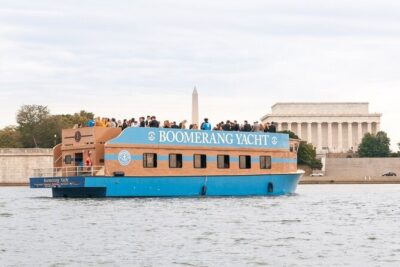 Party Yacht Cruise along Potomac River - Georgetown Waterfront to Watergate: Parks, Boardwalks, and Big DC Drama