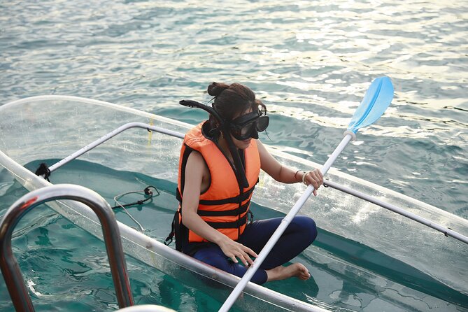 Phi Phi Island & Maiton Island Full Day Tour with Luxury Yacht - Maiton Private Island: slides, paddle boards, glass-bottom viewing, and round two snorkeling