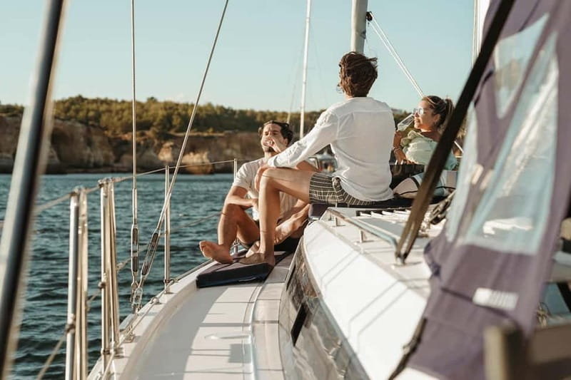Portimao: Sunset Luxury Sail-Yacht Cruise - What you actually see along the Algarve coast