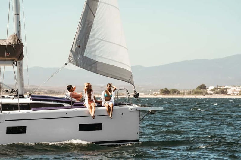 Portimao: Sunset Luxury Sail-Yacht Cruise - Swim stops, relaxed sailing, and why sea conditions matter