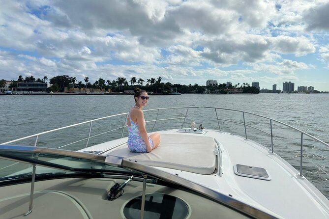 Premium Miami Yacht Tour Experience: Captain, Champagne & Party! - Sandbar and island party time: relax or turn it up