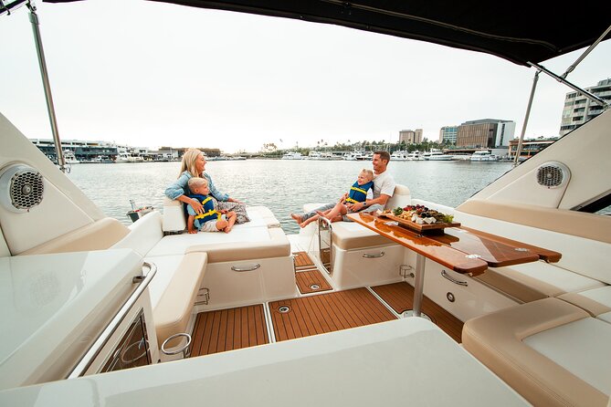 Private 2 hour Newport Beach 42ft Exotic Yacht Cruise! - Your 42-Foot Yacht Setup: Music, Drinks, and What You Should Bring